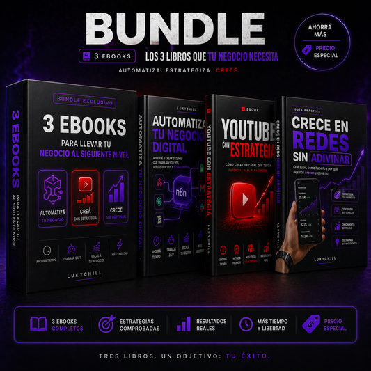 PACK COMPLETO — Crecimiento + YouTube + Automatización
